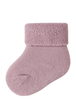 Name It - Nbnwaksi Wool Terry Sock Turndown - Kūdikių kojinės - Violetinė