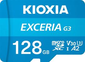 Atminties kortelė Kioxia Exceria G3, 128GB, 160Mb/s - 50Mb/s