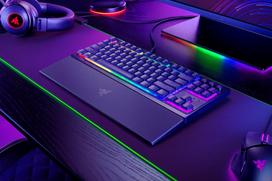 Razer Ornata V3 Tenkeyless Wired Gaming keyboard, Low-profile, RGB LED, USB QWERTY, US, Black | RZ03-04880100-R3M1