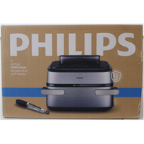 IŠPARDAVIMAS. Philips NA565/02 Airfryer with steam function, flexible Megabasket, 10 L, Silver/Black | Philips PAŽEISTA PAKUOTĖ | 24 month(s) | NA565/02SO