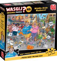 Royal Jumbo BV Wasgij Original 46 Middle Aisle Madness, Puzzle, 1000 pieces (JU00505)