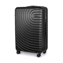 Vidutinio dydžio M 24 ABS kelioninis lagaminas - SOLIER AVENTOR STL1064 - Juoda