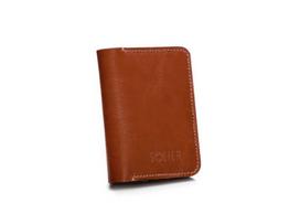 Piniginė vyrams SOLIER SW11 SLIM - Ruda