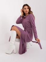 Suknelė-LK-SK-509447.75P-violetinė