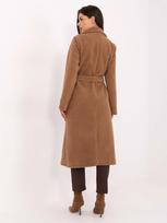 Paltas moterims IT-PL-96765.17P camel spalvos
