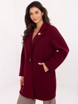 Paltas moterims -IT-PL-FL8153.60-bordowy