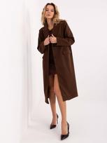 Paltas moterims -IT-PL-80320.65-ciemny brązowy