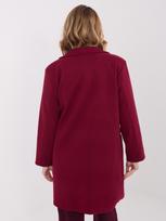 Paltas moterims IT-PL-20238.23 bordo spalvos