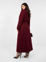 Paltas moterims -IT-PL-97035.16-ciemny czerwony