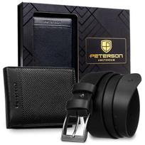 Piniginės ir diržo rinkinys vyrams Peterson PTN SET N992-DOT