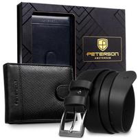 Piniginės ir diržo rinkinys vyrams Peterson PTN SET N992L-DOT