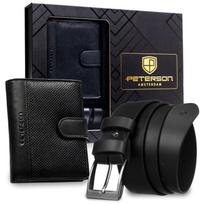 Piniginės ir diržo rinkinys vyrams Peterson PTN SET N4L-DOT