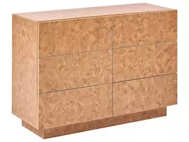 Komoda 6 stalčių WOODEND medžio rašto