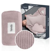Vaikiškas bambukinis pledas 100x75cm Lionelo Bamboo Blanket Pink