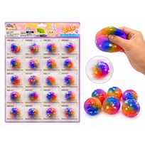 Vaivorykštinis Squishy – minkomas antistresinis žaisliukas