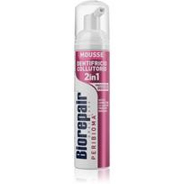 Biorepair Peribioma Gum Protection 2v1 du viename – dantų ir dantenų valymui be šepetėlio ir vandens skirtos putos dantims 75 ml