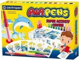 Pučiami flomasteriai Centropen Airpens Super, 15 spalv.