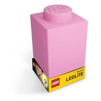 Rožinė silikoninė naktinė lemputė LEGO® Classic Brick