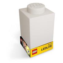 Balta silikoninė naktinė lemputė LEGO® Classic Brick