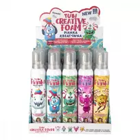 TUBAN Tubi Foam spalvotos vonios putos, 15 × 200 ml, ekspozicinis rinkinys