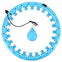 HHW01 BLUE HULA HOOP WITH WEIGHT HMS