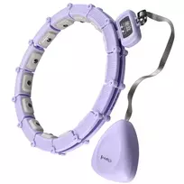 HHM14 HULA HOOP VIOLET MAGNETIC WITH WEIGHT + COUNTER HMS