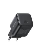 Sieninis įkroviklis GaN 30W USB-C QC4+ PD3.0, juodas