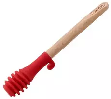 Medaus šaukštas Tefal Ingenio Wood, 17,5 cm, raudonas