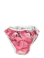 Imse Vimse - Swim Diaper Xxl 13-17 Kg, Pink Whale Frill - Sauskelnės - Rožinė