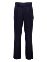 Lindbergh - Relaxed Pleated Formal Pants - Klasikinės kelnės - Tamsiai mėlyna