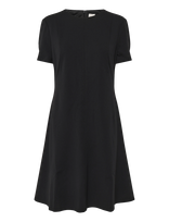 Calvin Klein - Scuba Fit And Flare Dress - Trumpa suknelė - Juoda