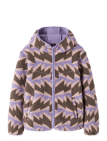 Name It - Nkfmavi Teddy Jacket Aop - Termo striukė - Violetinė