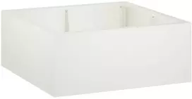 Sienelė 4 vnt. 100 x 100 x 30 cm Plienas Balta