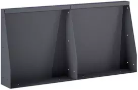 Sienelė 2 vnt. 40 x 12 x 40 cm Plienas Antracito