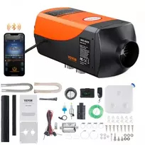 Koduva VEVOR dyzelinis oro šildytuvas, 12 V, 8 kW, Bluetooth programa, nuotolinio valdymo pultas ir LCD, XMZ-D2