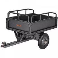 Koduva Sodo priekaba VEVOR BTC002D, plieninė, 283 l, iki 227 kg, 142 x 76 x 70 cm