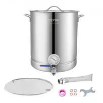 Koduva Alaus virimo katilas VEVOR P4048, nerūdijantis plienas, 60,6 l, 40 x 40 x 48 cm