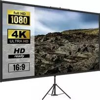 Koduva Projektoriaus ekranas su stovu stovu VEVOR DM-ABS-60, 152 cm, 16:9, 4K HD
