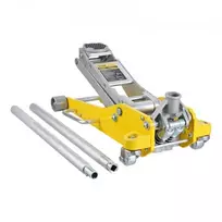 VEVOR Žemo profilio grindų domkratas 3 t, aliuminis, hidraulinis, 3.7"–18.3" (geltonas)