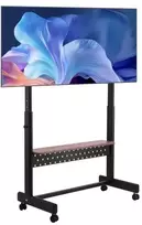 TV staliukas Koduva VEVOR universalus TV stovas, mobilus, reguliuojamas aukštis, su padėklu, 55-100 colių, YBTC-03