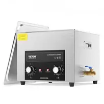 Koduva VEVOR 15L ultragarsinė valymo vonelė su šildytuvu, laikmačiu ir krepšiu, KZ-S15, 360 W
