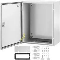 Koduva VEVOR plieninė elektros spinta, NEMA 4X, 50x40x25 cm, IP66, su montavimo plokšte