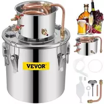 Koduva VEVOR 3 gal vandens distiliatorius, 12 l, nerūdijančio plieno, varinis vamzdelis, su įmontuotu termometru