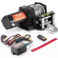 Koduva VEVOR elektrinė gervė ATV UTV, 1814,4kg, plieno trosas, IP55, nuotolinis valdymas