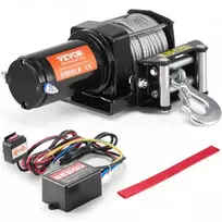 Koduva VEVOR elektrinė gervė ATV/UTV 1360,8kg, plieno trosas, IP55, laidinis valdymas