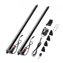VEVOR 2 vnt. 12V linijinių pavarų rinkinys, 760 mm, 9 mm/s, 1000 N, IP54