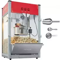 Koduva VEVOR spragėsių aparatas, 1440 W, 12 oz katilas, raudonas