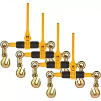 Koduva VEVOR reketiniai grandinės įtempikliai, 1/4"–5/16", 2600 lbs, 4 vnt.