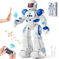 VEVOR Interaktyvus programuojamas robotas vaikams, valdomas gestais, su nuotolinio valdymo pultu