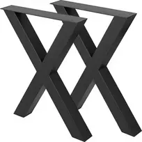 Koduva VEVOR metalinės stalo kojos 72 x 76 cm, juodos
